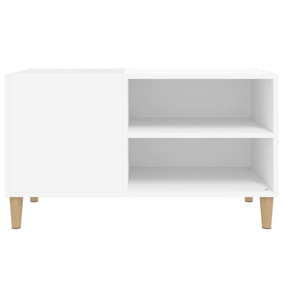 Plattenschrank Weiss 84,5x38x48 cm Holzwerkstoff