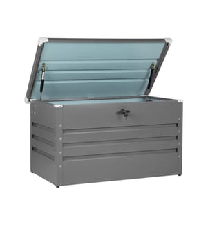 Aufbewahrungsbox CEBROSA 132 cm 62 cm Grau