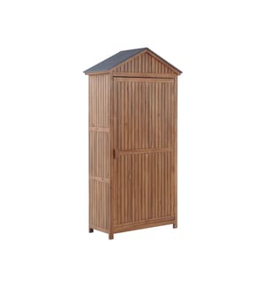 Gartenschrank SAVOCA Akazienholz 100 cm 40 cm Braun