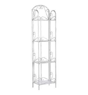 Regal VALDIVIA Metall 40 cm 27 cm Weiss