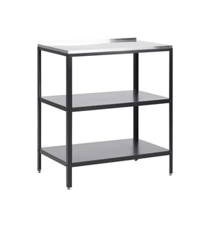 Outdoor-Kücheninsel VILAMA Metall Schwarz