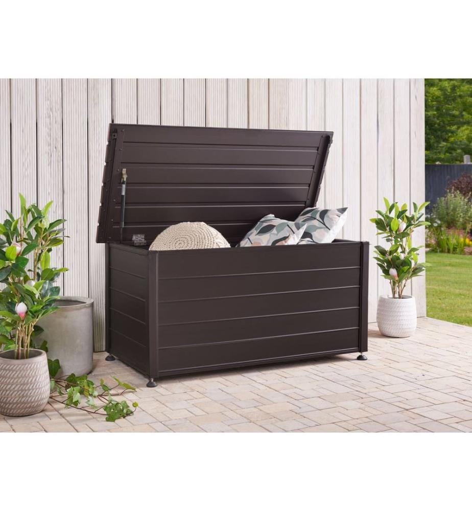 Aufbewahrungsbox CAMPALTO 123 cm 60 cm Dunkelbraun