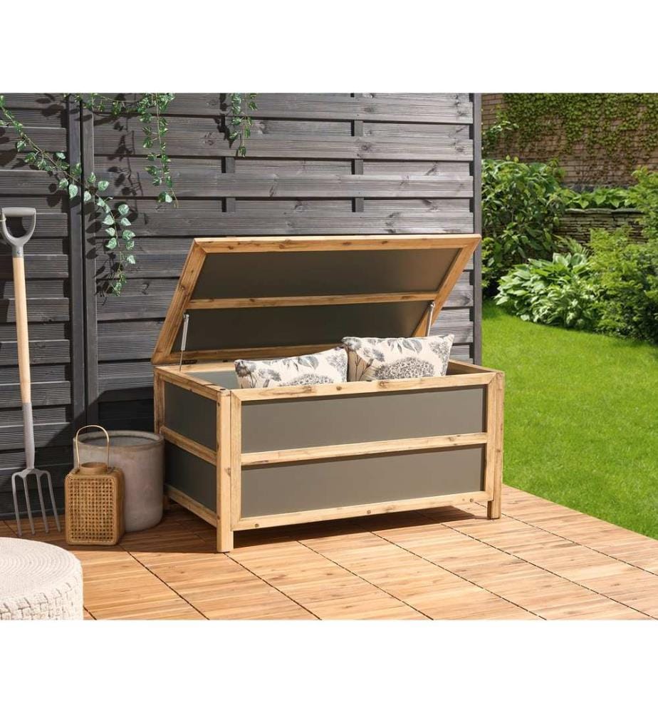 Aufbewahrungsbox ACATE 121 cm 72 cm Grau