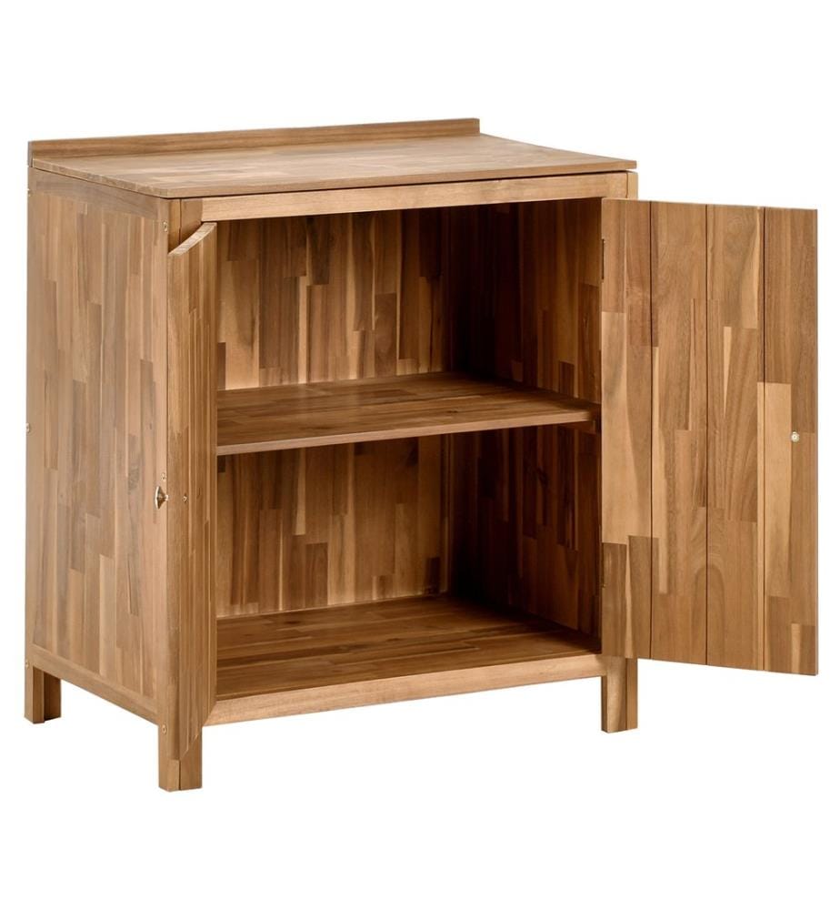 Outdoor-Küchenschrank VENOSA Akazienholz 80 cm 50 cm Braun