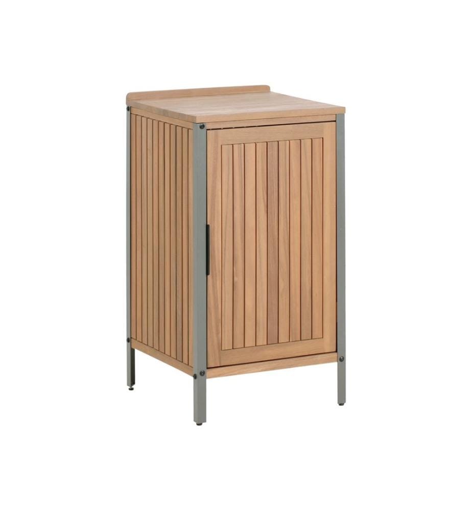 Meuble de cuisine d'extérieur IVREA Bois d'acacia certifié Marron