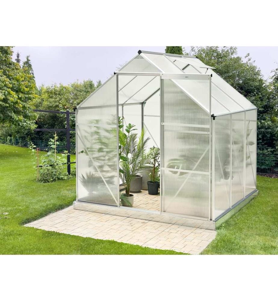 Serre de jardin APULIA Argenté 190 cm