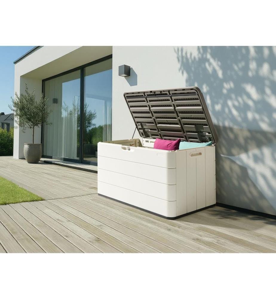 Coffre de rangement MILIES 116 cm 60 cm Blanc