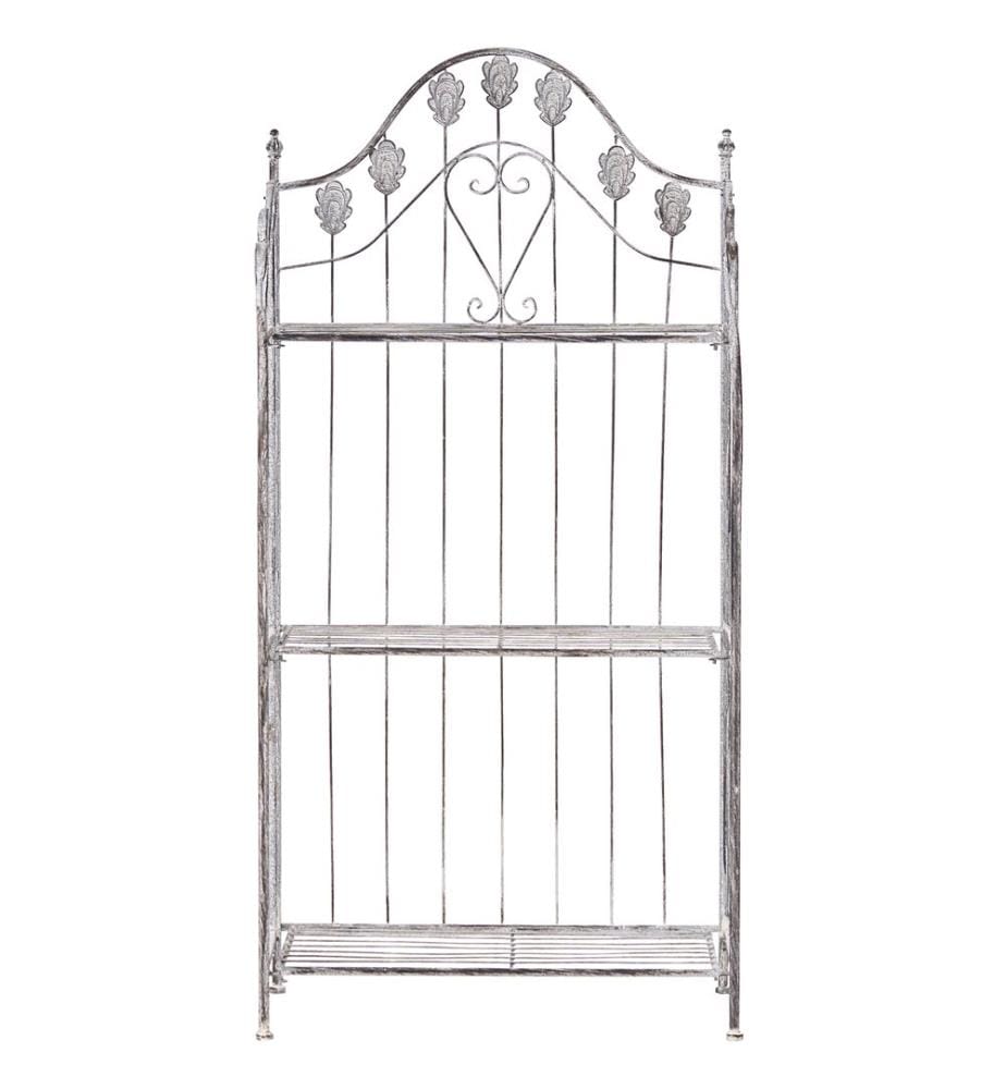 Meuble de rangement VISANO Métal 59 cm 30 cm Gris