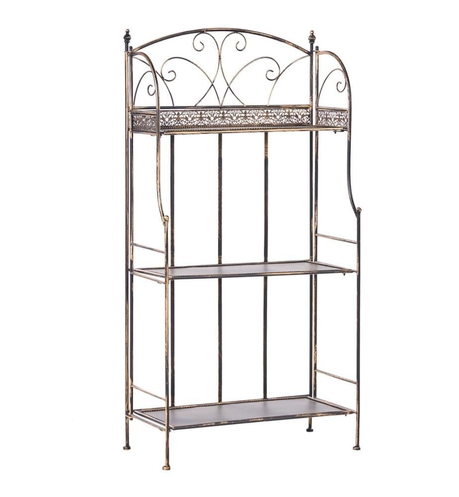Meuble de rangement VILLADOSE Métal 60 cm 30 cm Noir