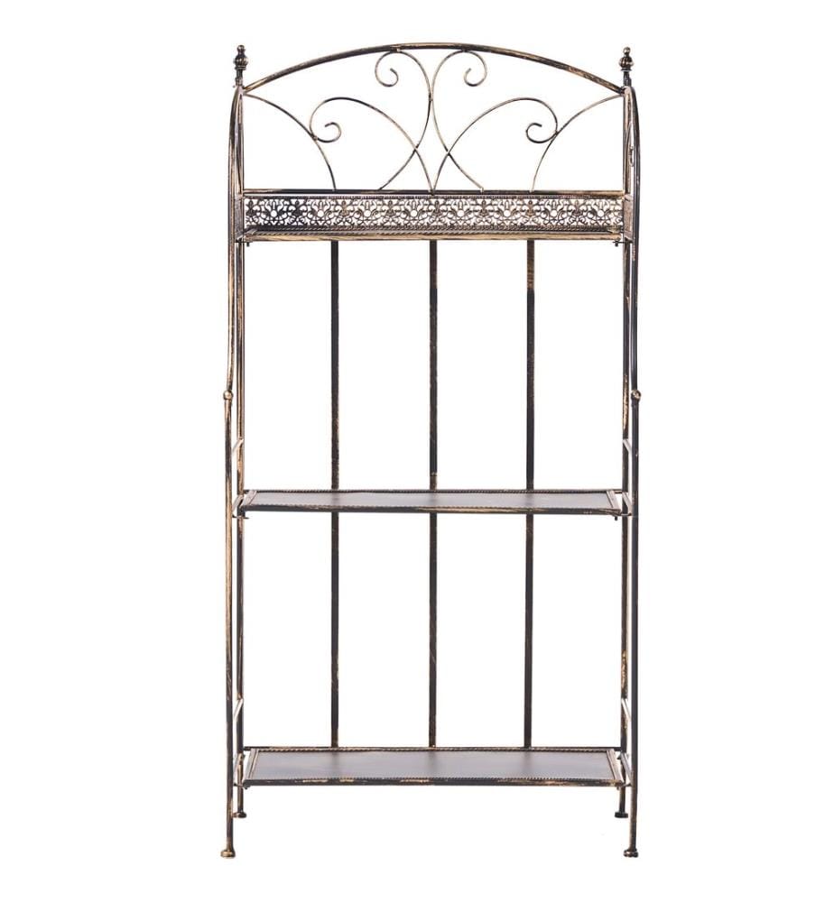 Meuble de rangement VILLADOSE Métal 60 cm 30 cm Noir