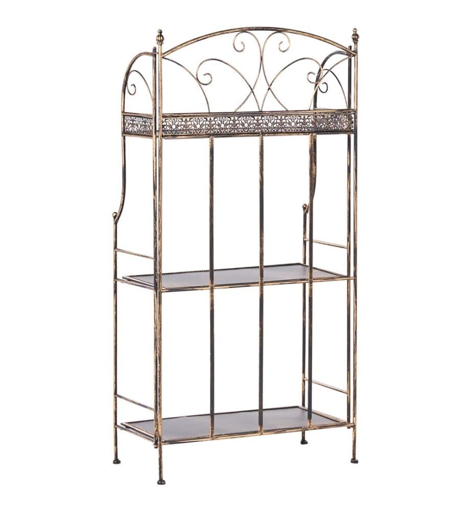 Meuble de rangement VILLADOSE Métal 60 cm 30 cm Noir