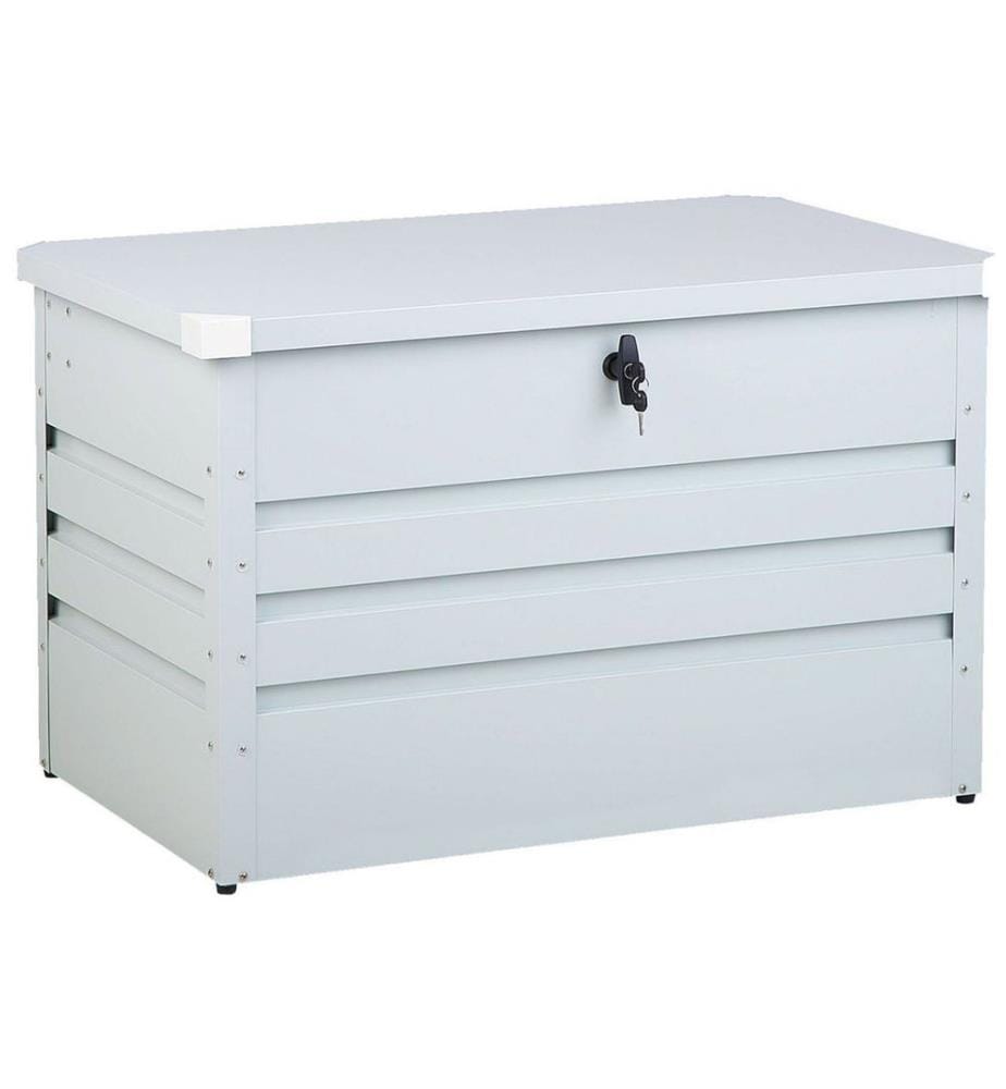 Coffre de rangement CEBROSA 100 cm 62 cm Gris clair
