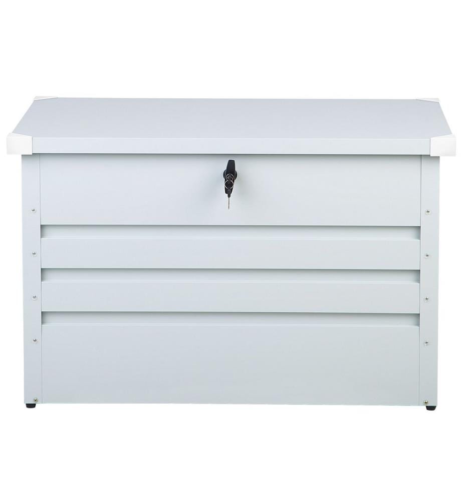 Coffre de rangement CEBROSA 100 cm 62 cm Gris clair