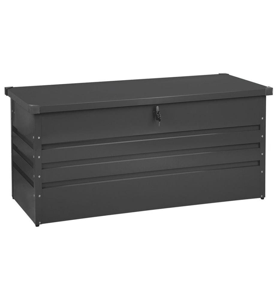 Aufbewahrungsbox CEBROSA 132 cm 62 cm Graphitgrau