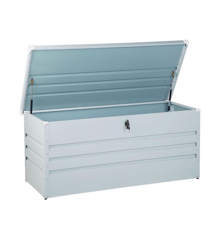 Aufbewahrungsbox CEBROSA 132 cm 62 cm Hellgrau