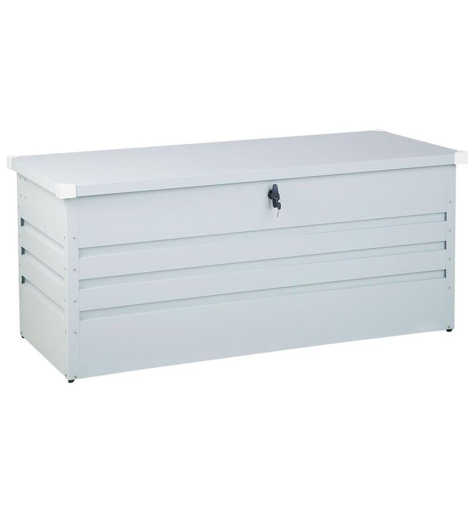 Aufbewahrungsbox CEBROSA 132 cm 62 cm Hellgrau