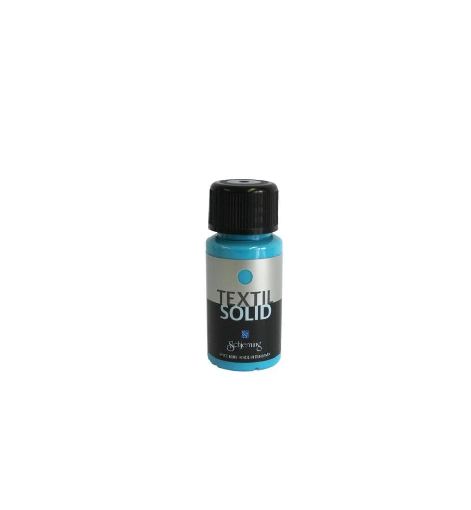 SCHJERNING - Peinture pour textile Solid 50 ml, turquoise