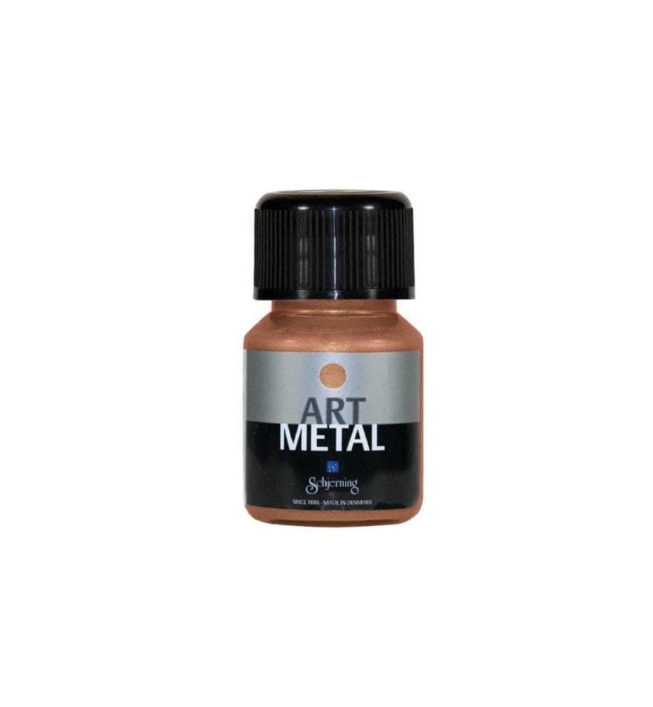SCHJERNING - Peinture métallisée Art Metal 30 ml, cuivre