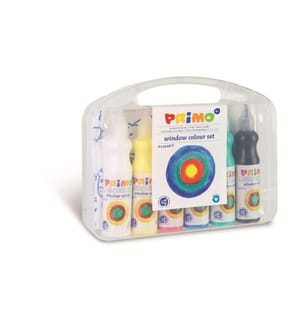 PRIMO - Window Color 6 x 75 ml, Mehrfarbig