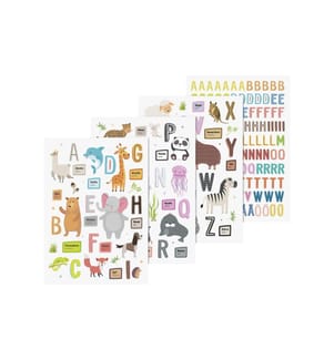 HEYDA - Bastelset Fensterbilder Tiere/Alphabet
