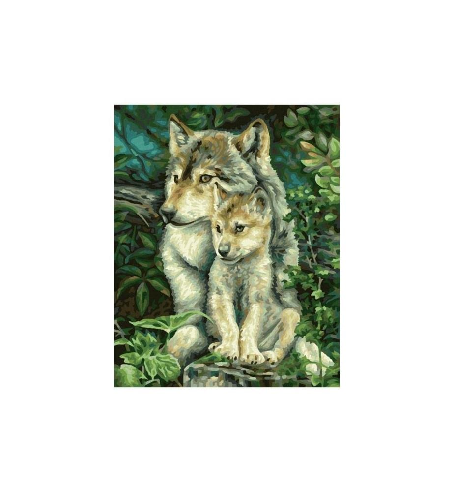 SCHIPPER - Peinture avec chiffres La louve