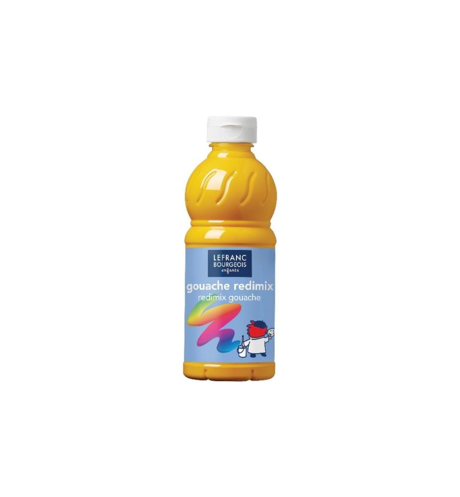 LEFRANC Peintures tempera Redimix 500 ml, jaune d'or