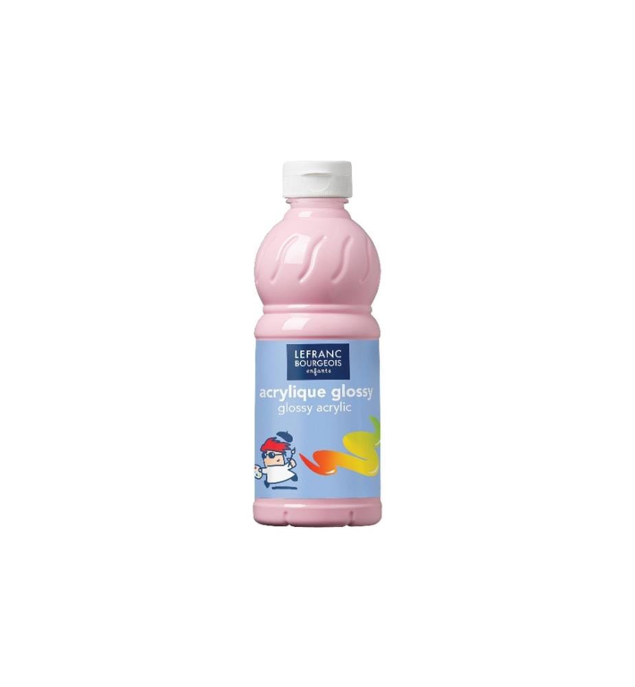 LEFRANC Peinture acrylique Glossy 500 ml, Rose