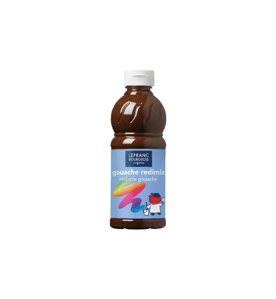 LEFRANC Peintures tempera Redimix 500 ml, Umbra