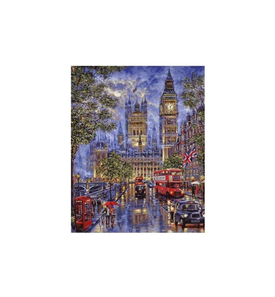 SCHIPPER - Peinture avec chiffres Pleine lune sur Londres