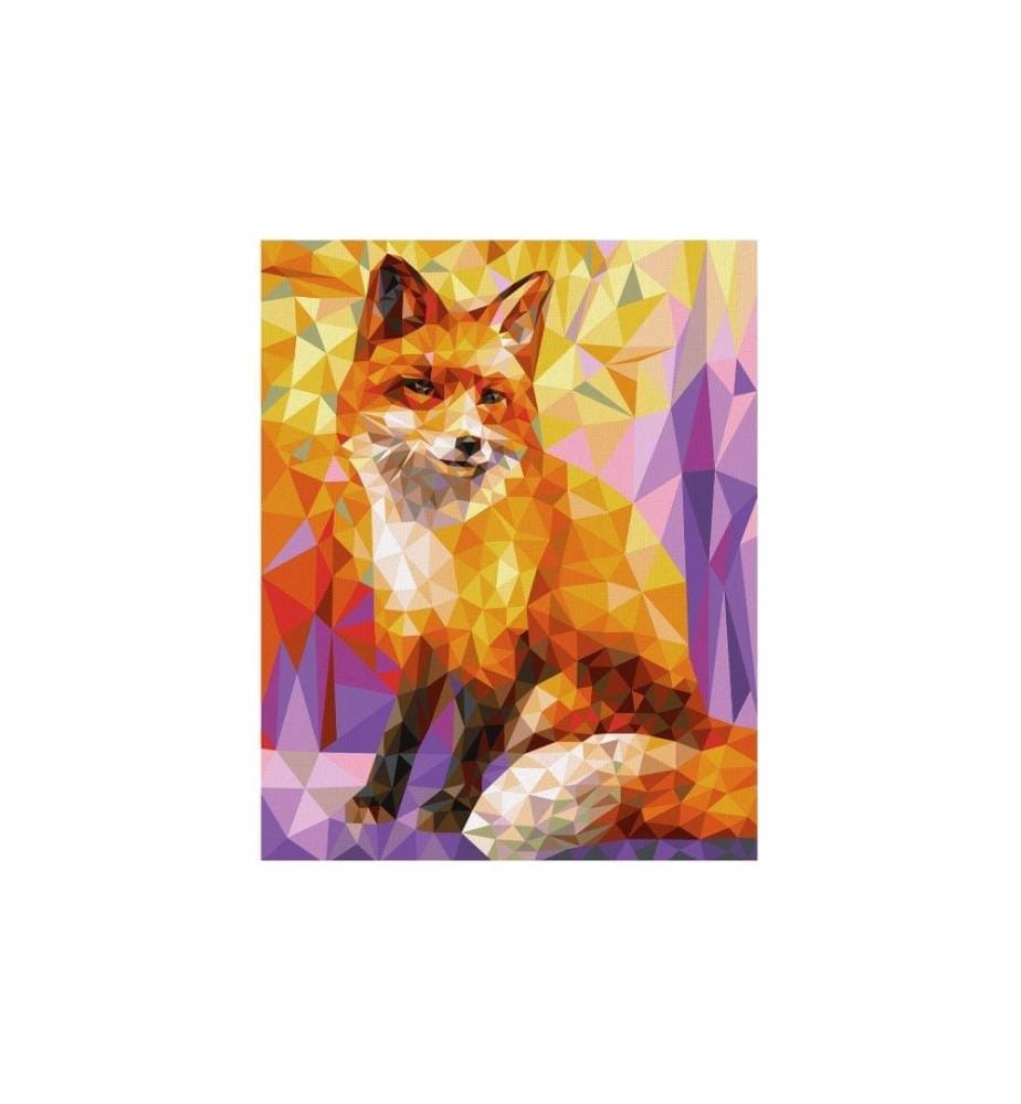 SCHIPPER - Peinture avec chiffres Polygon Art Renard