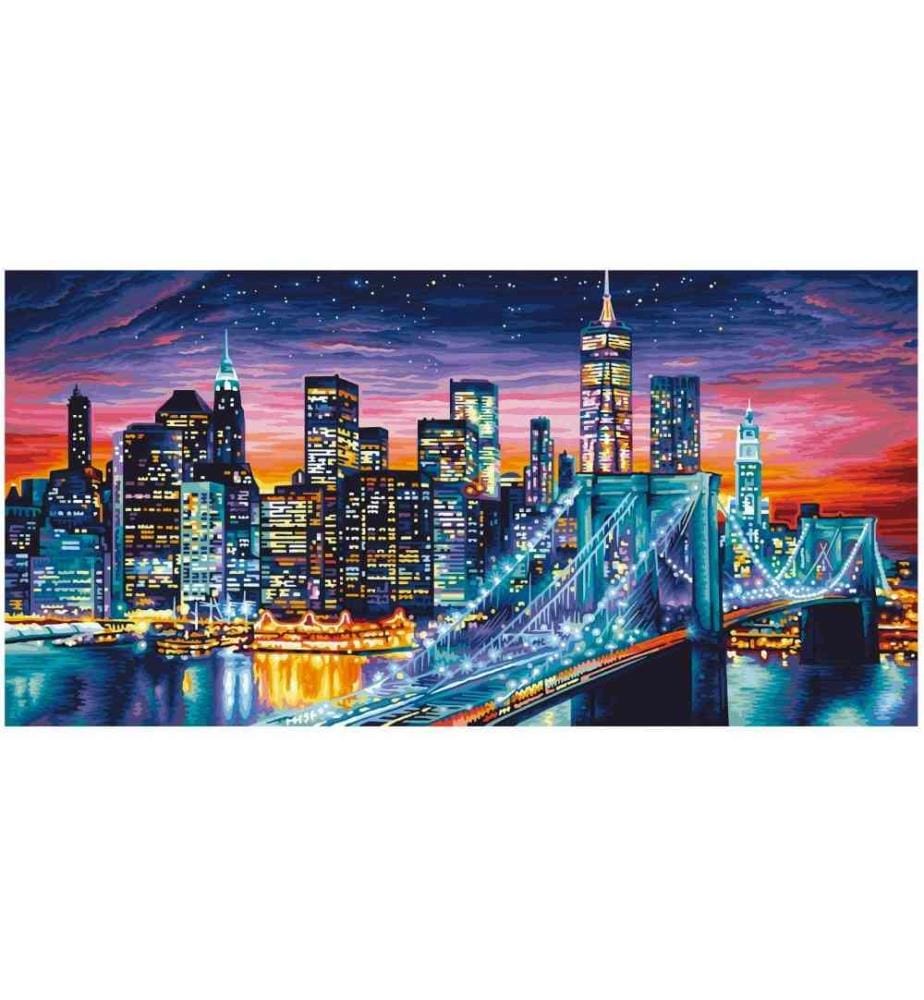 SCHIPPER - Peinture avec chiffres Manhattan de nuit
