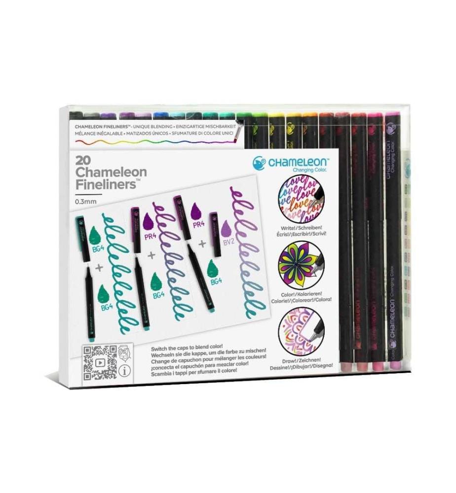 CHAMELEON - Fineliner Farbwechsel 0.3 mm, Mehrfarbig