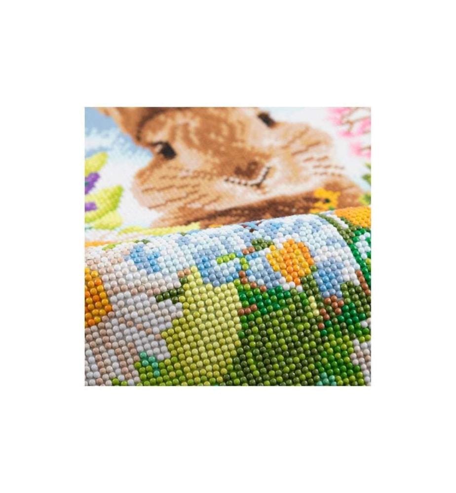 CRAFT BUDDY - Bastelset Crystal Art Scroll Spring Awakening 35 x 45 cm