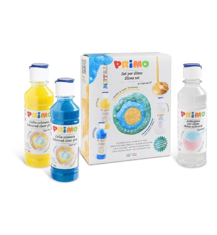 PRIMO - Kleber Metallic-Slime-Set