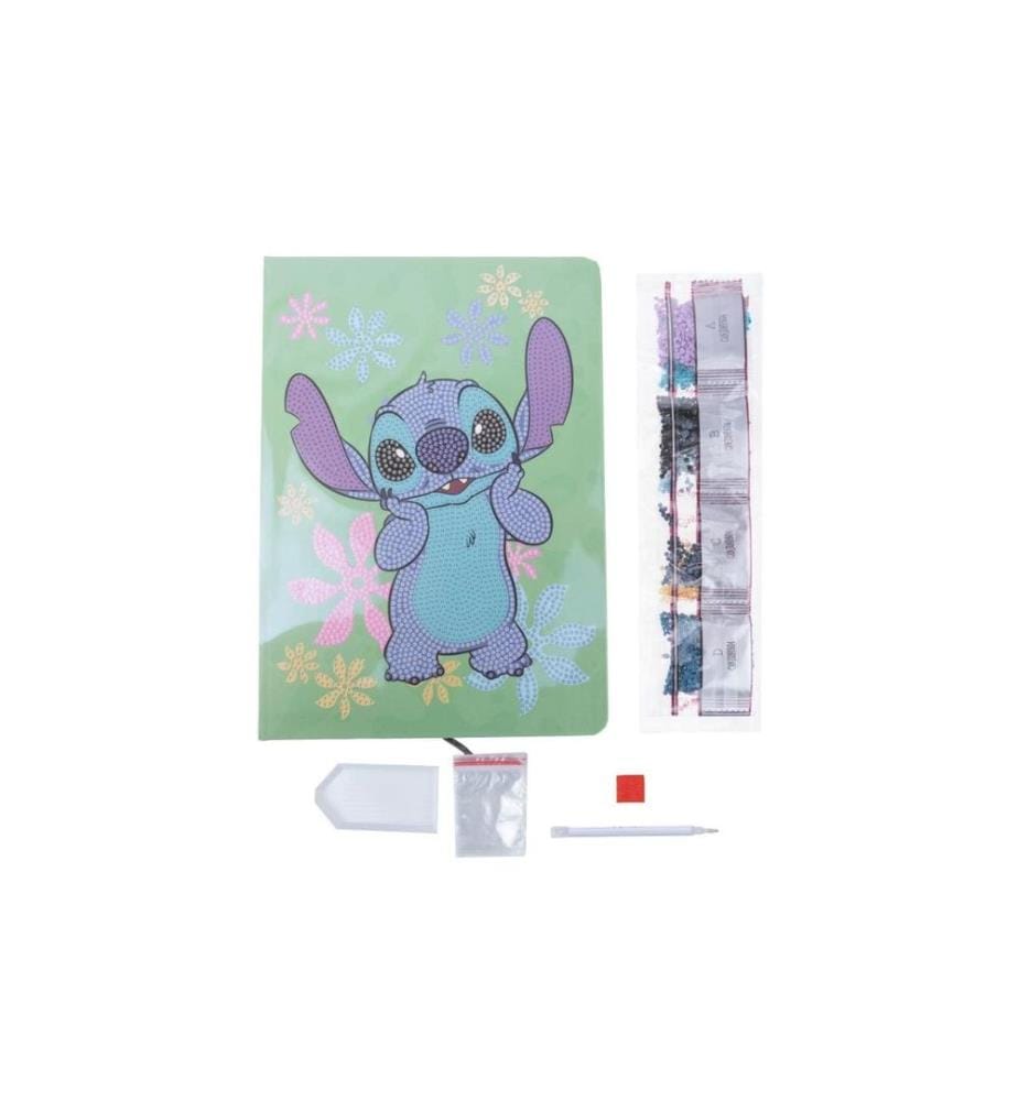 CRAFT BUDDY - Bastelset Crystal Art Notebook Disney Stitch