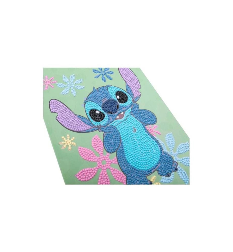 CRAFT BUDDY - Bastelset Crystal Art Notebook Disney Stitch