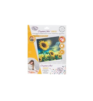 CRAFT BUDDY - Bastelset Crystal Art Card Sonnenblume