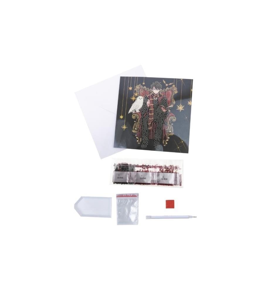 CRAFT BUDDY - Kits de bricolage Crystal Art Card Harry & Hedwig
