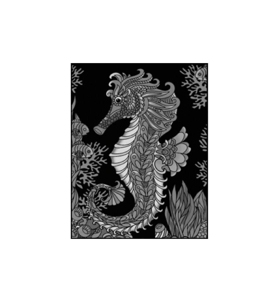 TATARUGA - Image de velours A4, Hippocampe