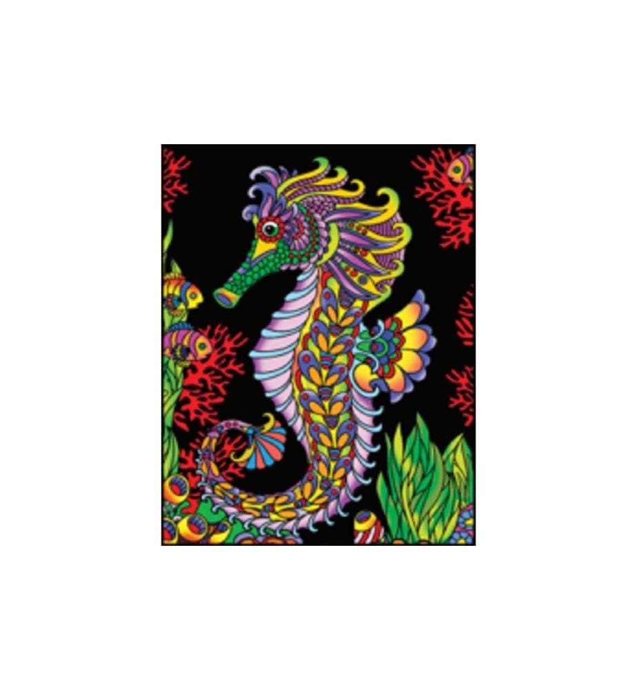 TATARUGA - Image de velours A4, Hippocampe
