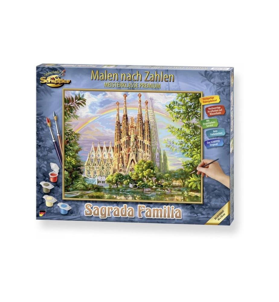 SCHIPPER - Peinture avec chiffres Sagrada Familia