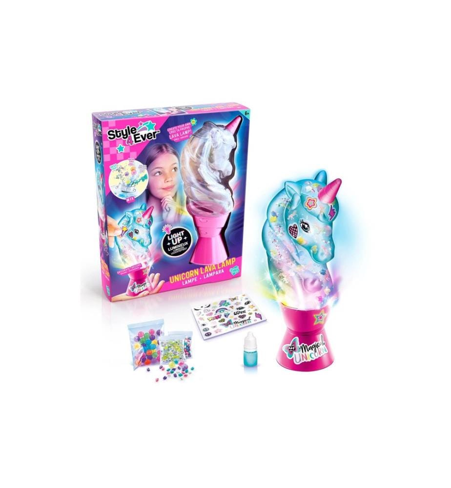 Canal Toys - Kits de bricolage Lampe à lave Unicorn DIY