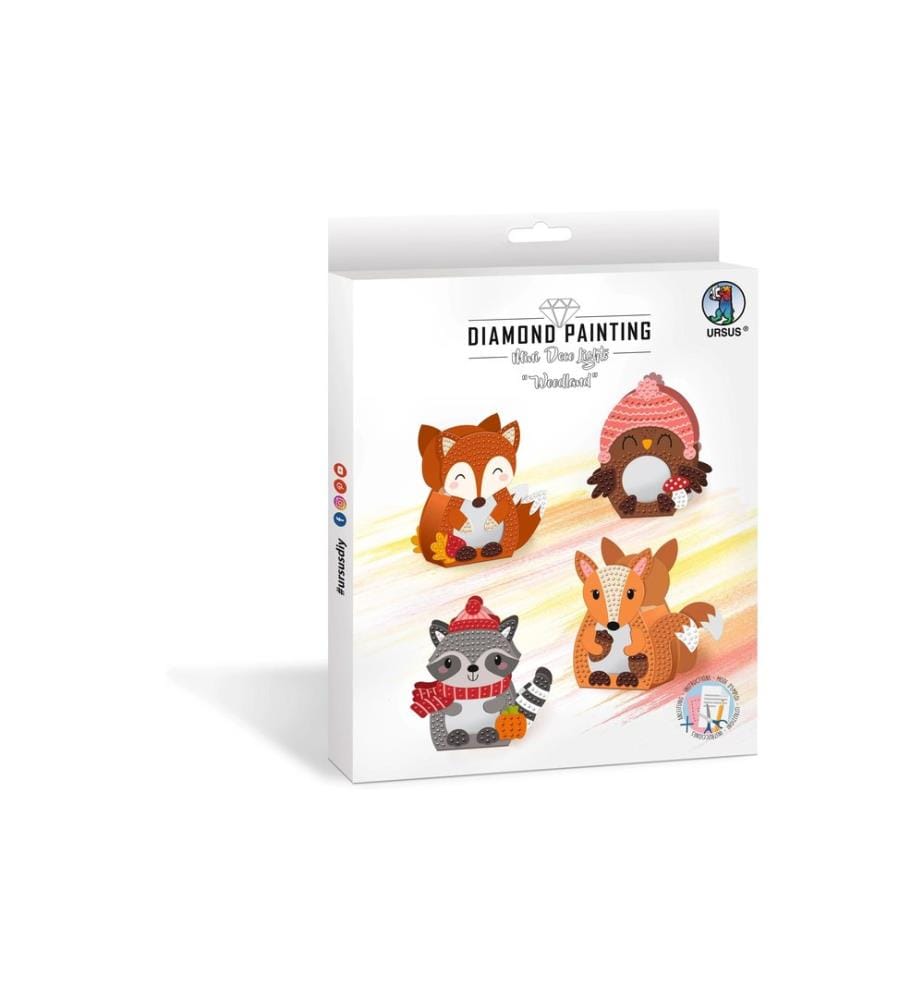 URSUS - Kits de bricolage Diamond Painting Woodland