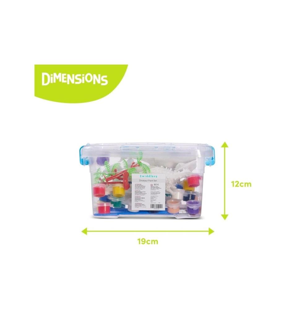 Twiddlers - Dinosaurier Figuren 3D Malset, 15 Stück