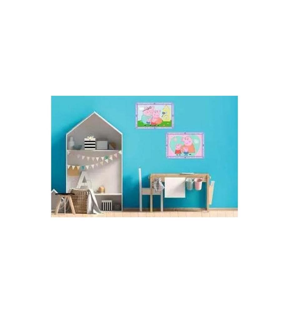 RAVENSBURGER - Peinture avec chiffres CreArt – La famille Peppa