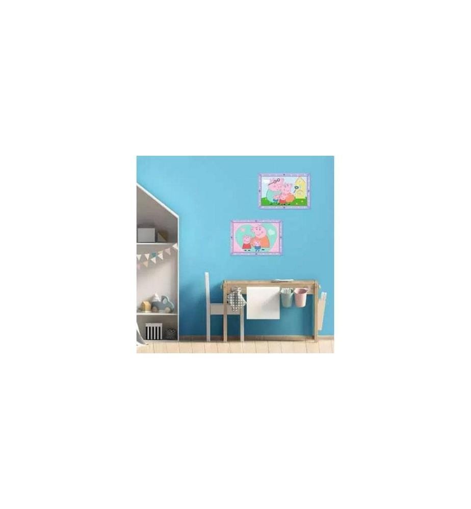 RAVENSBURGER - Peinture avec chiffres CreArt – La famille Peppa
