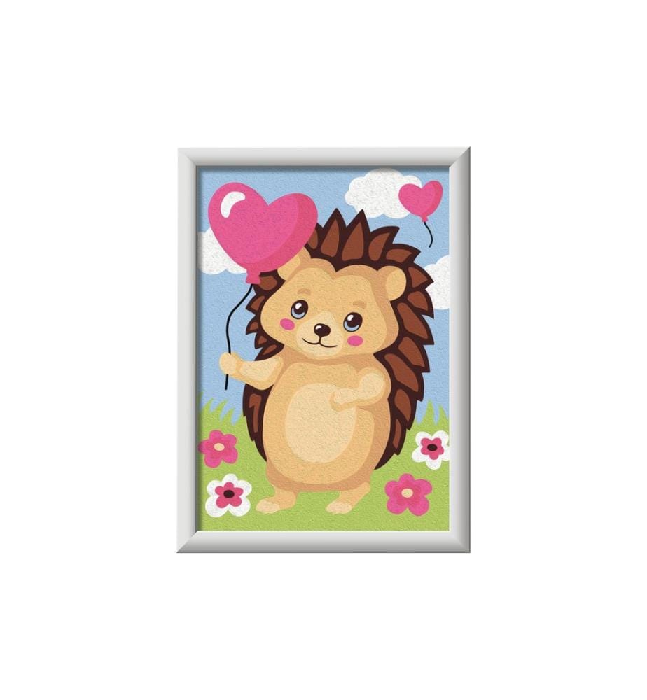 RAVENSBURGER - Malen nach Zahlen CreArt – Happy Hedgehog