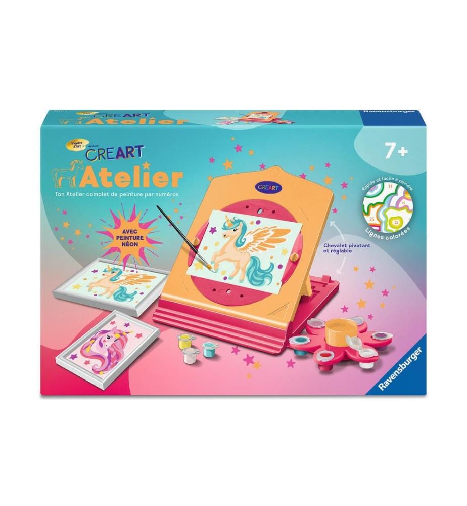 RAVENSBURGER - Kits de peinture AT: Atelier Néon FR