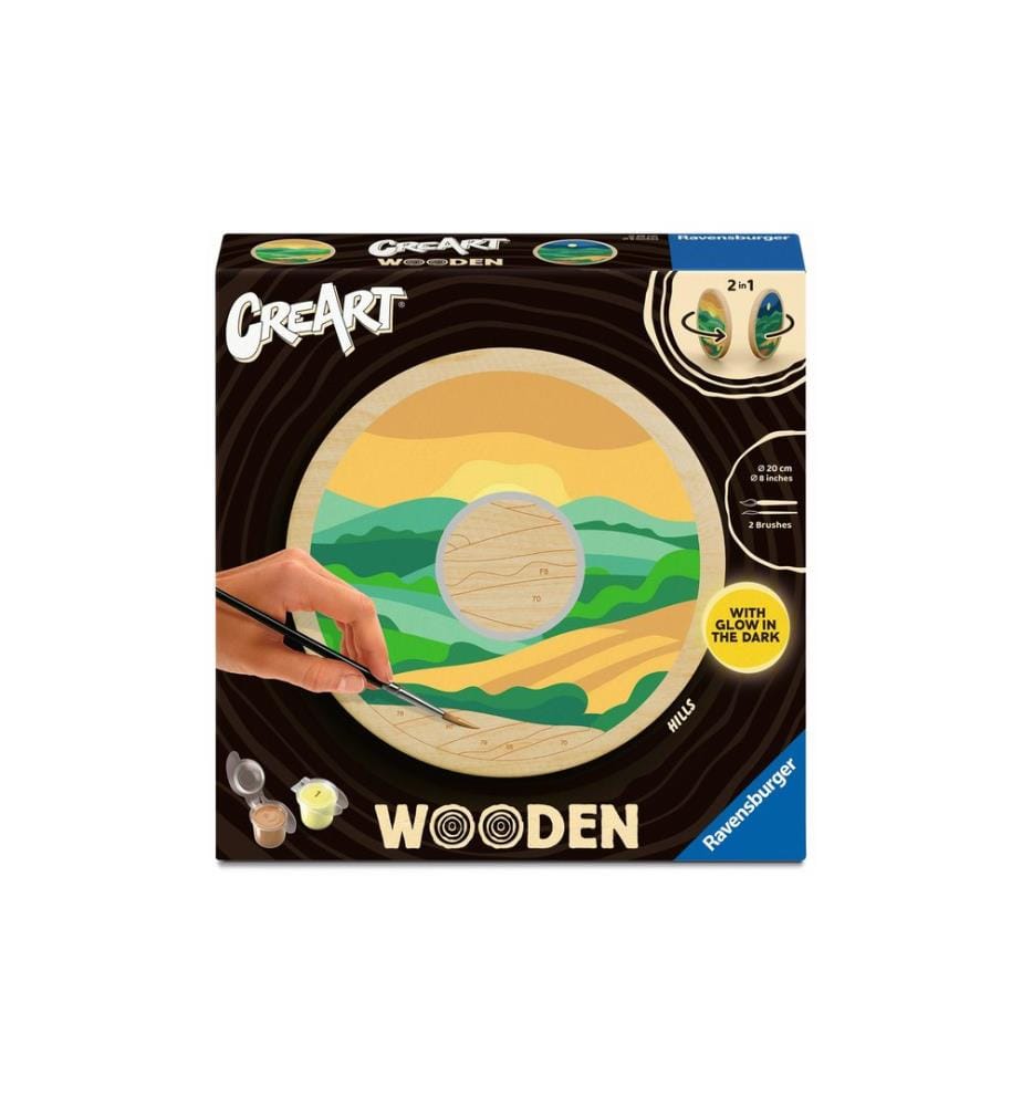 RAVENSBURGER - Malen nach Zahlen CreArt Wooden – Hügel