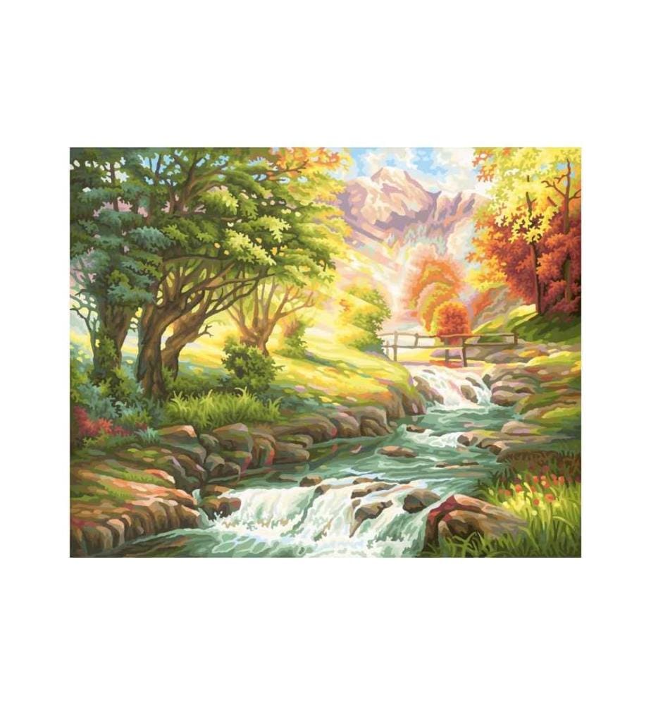 SCHIPPER - Peinture avec chiffres Au ruisseau des truites